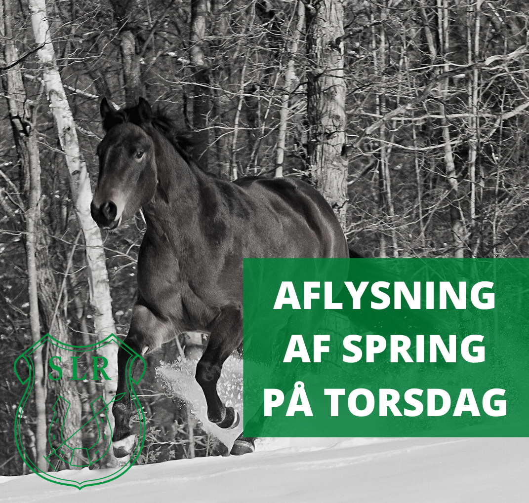 AFLYSNING AF SPRING TORSDAG