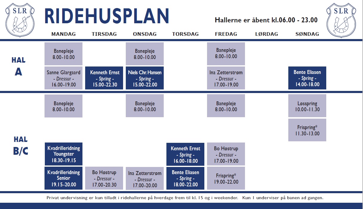 Ridehusplan oktober 2020