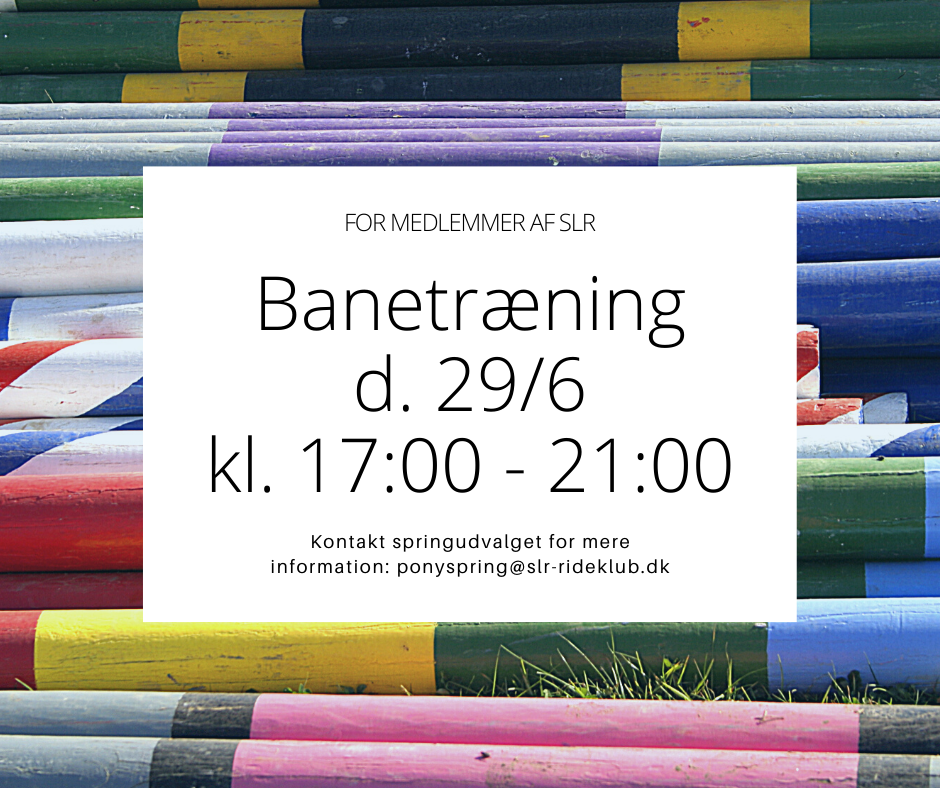 banetræning 29.06.2020